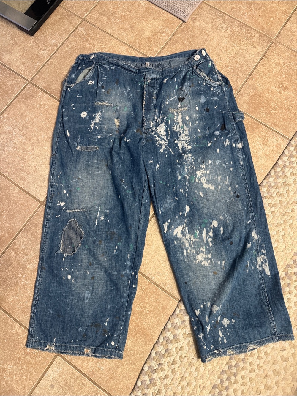 EUC Magnolia Pearl Sanforized Painters Denim